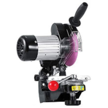OrangeA chainsaw sharpener