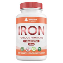NEW LEAF PRODUCTS iron capsule