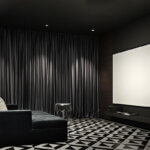 fixed frame projection screen