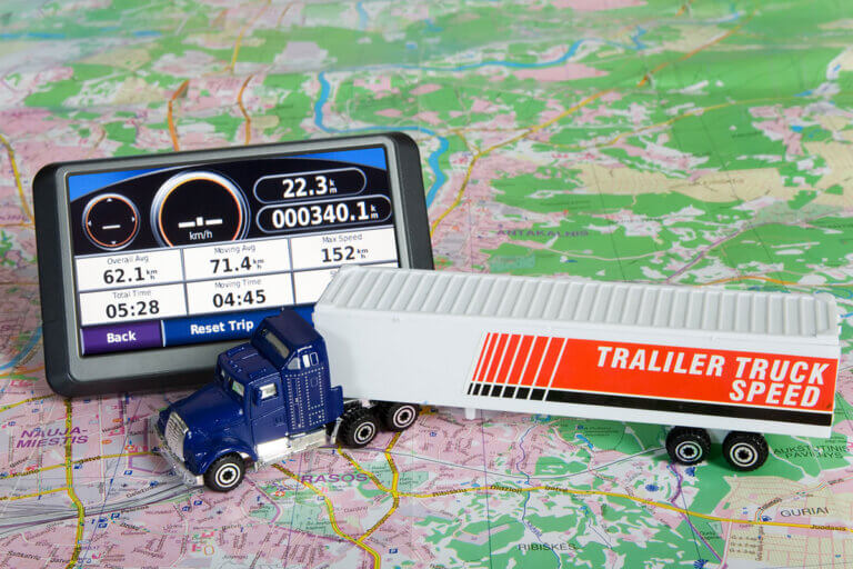 HGV GPS navigation device
