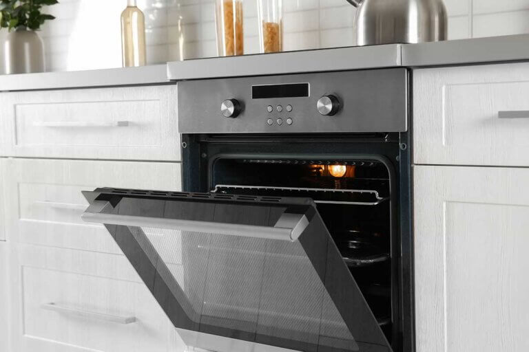 integrated oven with microwave