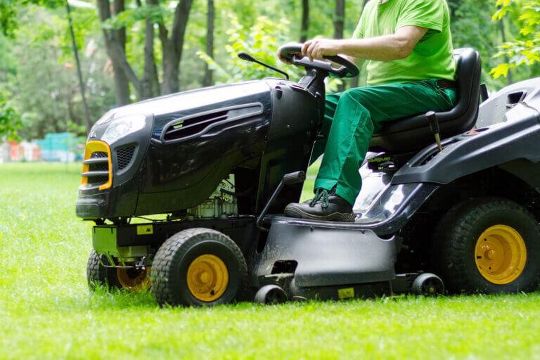 ride-on lawn mower