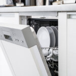 semi-integrated dishwasher