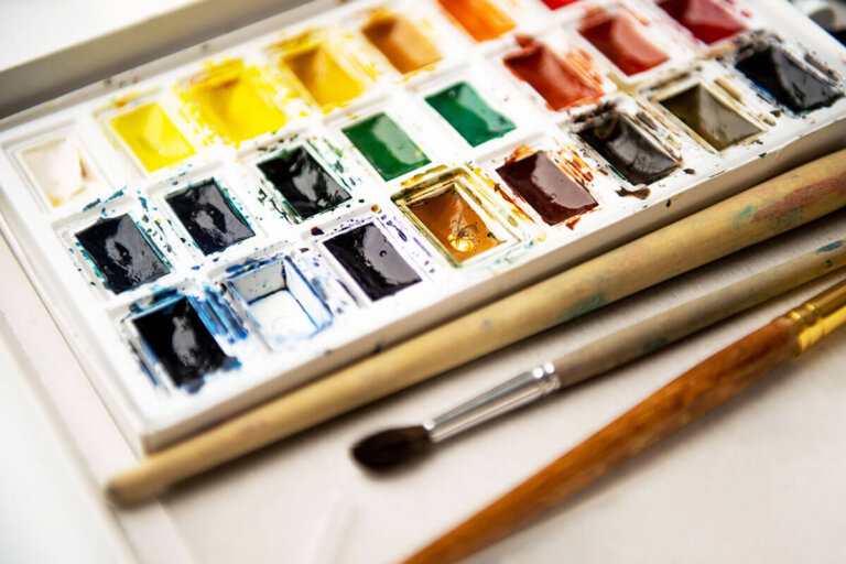 watercolor paint set