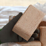 wood briquette